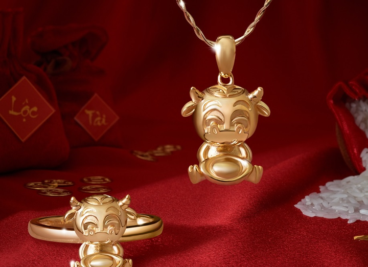 Thị trường ngày vía Thần Tài 2021: Trâu vàng đủ loại hút khách - 12