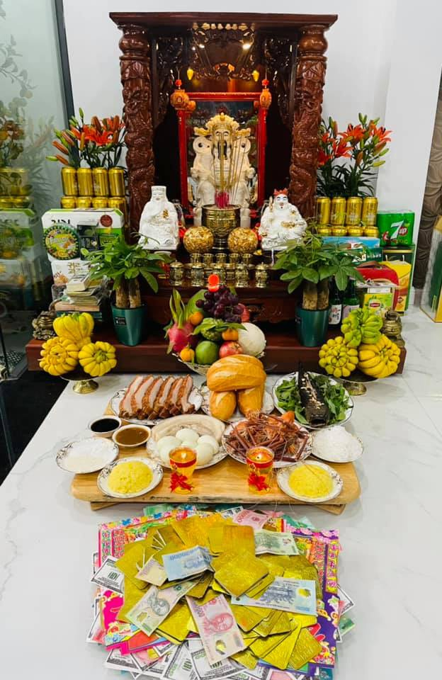 Mâm cúng ngày vía thần Tài của nghệ sĩ Việt có gì đặc biệt? - 12