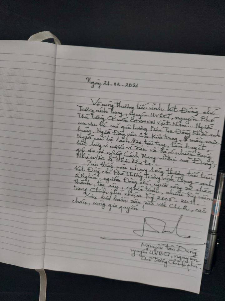 Xúc động dòng sổ tang tiễn biệt nguyên Phó Thủ tướng Trương Vĩnh Trọng - 6