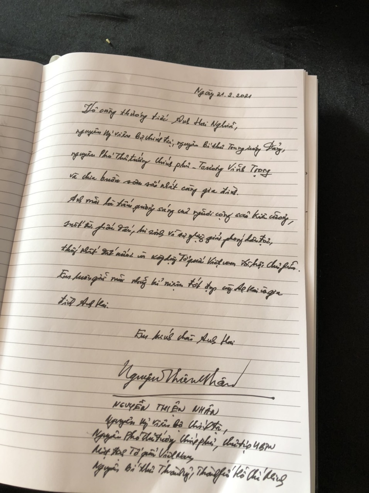 Xúc động dòng sổ tang tiễn biệt nguyên Phó Thủ tướng Trương Vĩnh Trọng - 7