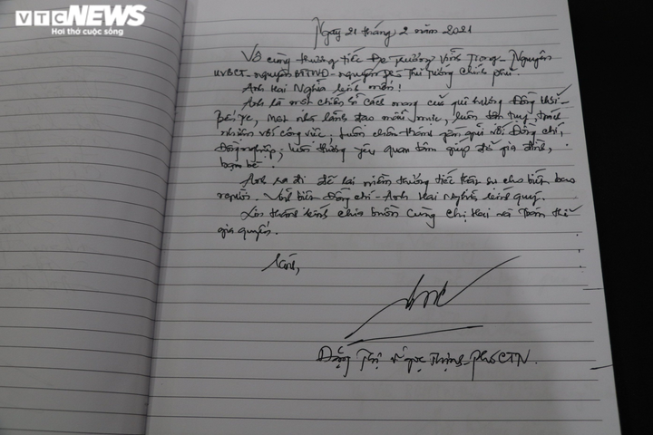 Xúc động dòng sổ tang tiễn biệt nguyên Phó Thủ tướng Trương Vĩnh Trọng - 4