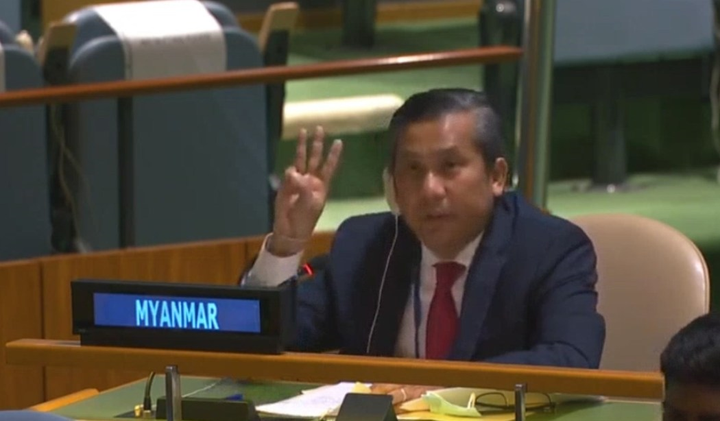 Đại sứ Myanmar rưng rưng cầu cứu Liên Hiệp Quốc giải thoát dân khỏi quân đội - 1