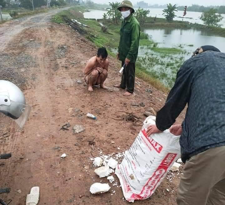 Trốn kiểm soát COVID-19, người đàn ông ở Hải Dương bơi vượt sông vào Hải Phòng - 1