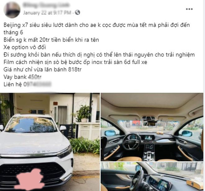 Beijing X7 chạy lướt được rao bán rầm rộ, có nên mua? - 3