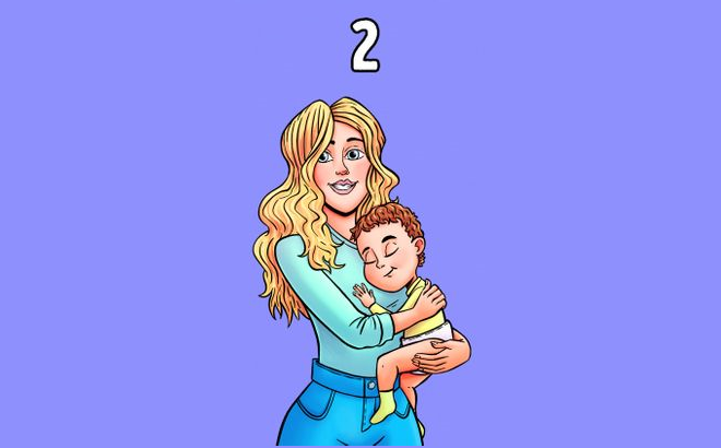 Trắc nghiệm vui đoán tính cách: Người phụ nữ nào đang bế con đẻ của mình? - 3