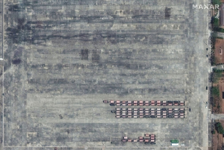 Biểu tình Myanmar nhìn từ ảnh vệ tinh - 2