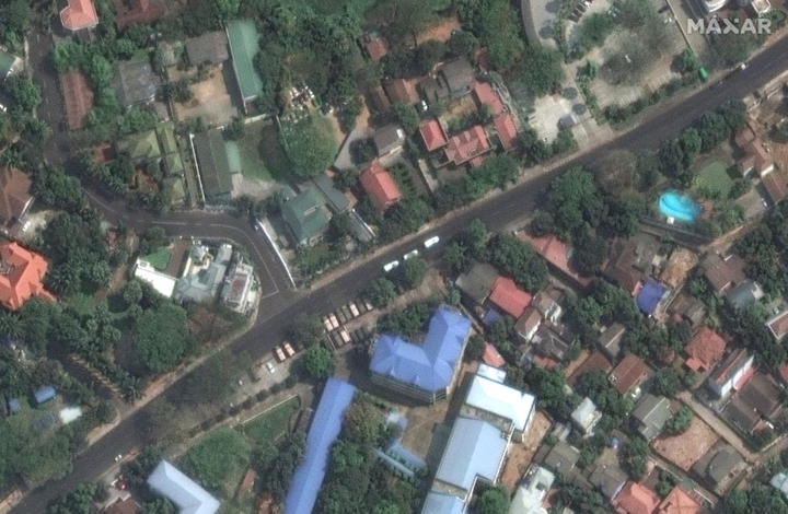 Biểu tình Myanmar nhìn từ ảnh vệ tinh - 8