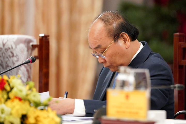 Ảnh: Thủ tướng với lãnh đạo doanh nghiệp tại 'Đối thoại 2045' - 12