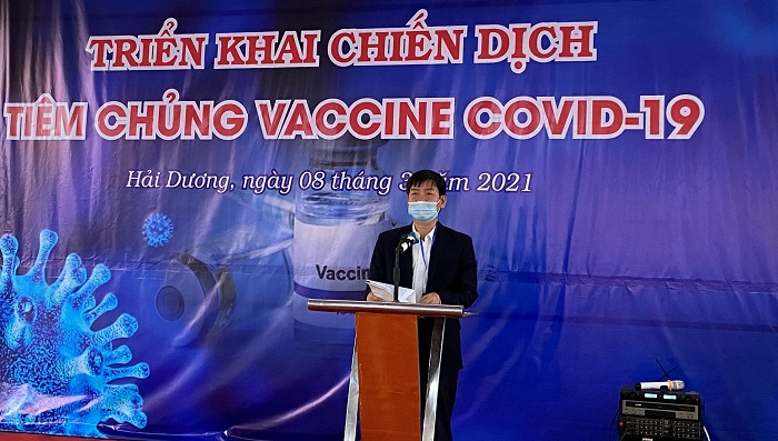 Ảnh: Những mũi tiêm vaccine COVID-19 đầu tiên ở Hà Nội và Hải Dương - 8