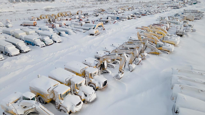 Ảnh: Rùng mình ngắm những 'thị trấn ma' chìm trong băng tuyết ở Nga - 7