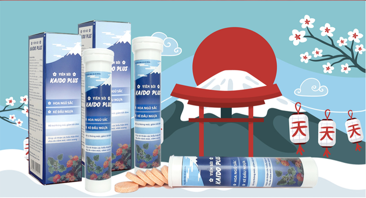 Đánh bay nỗi lo viêm xoang với viên sủi Kaido Plus - 3