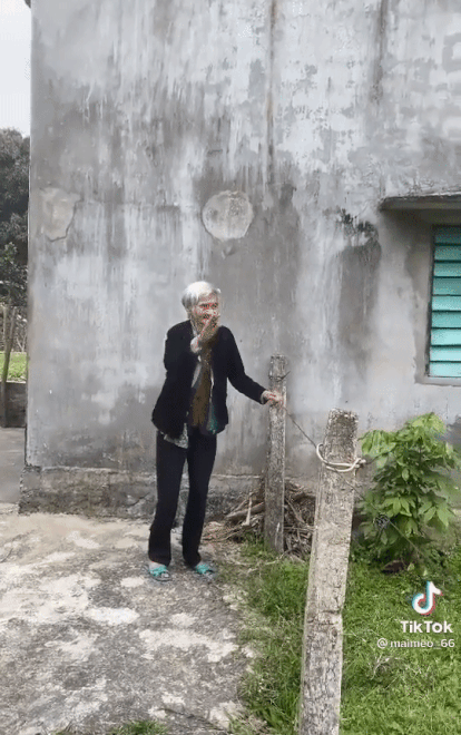 Clip mẹ già 103 tuổi tiễn con gái 80 tuổi khiến cộng đồng mạng nghẹn ngào - 1