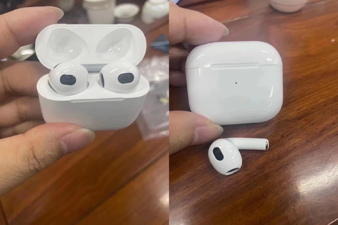 Lộ ảnh thực tế được cho là AirPods 3 - 2