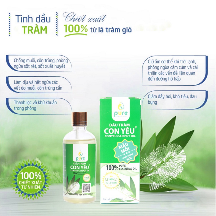 Dầu tràm Con Yêu: Bảo vệ sức khỏe cho cả gia đình - 1