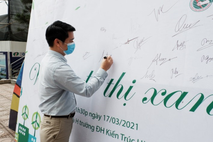 Sinh viên kiến trúc vận động không dùng giấy ngọc trai - 2