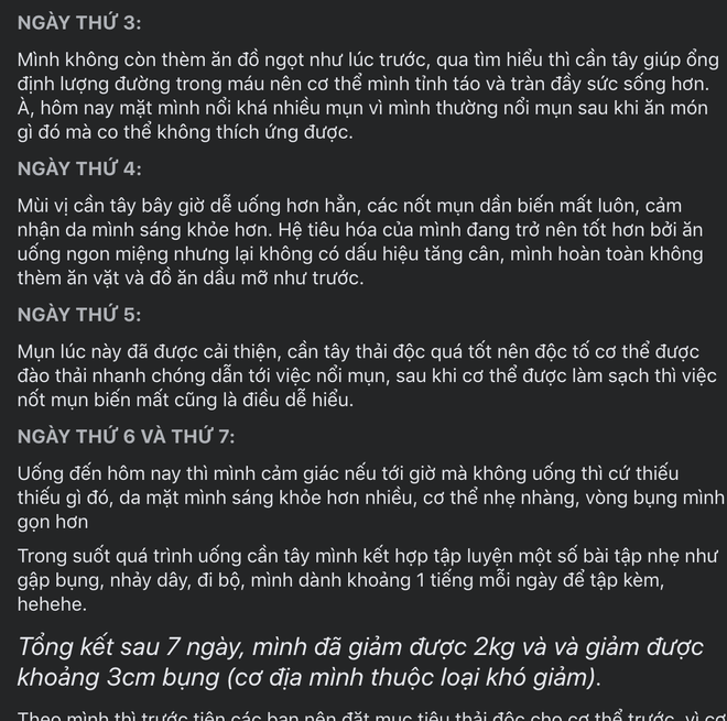 Uống nước ép cần tây có thực sự giúp bạn giảm cân? - 2