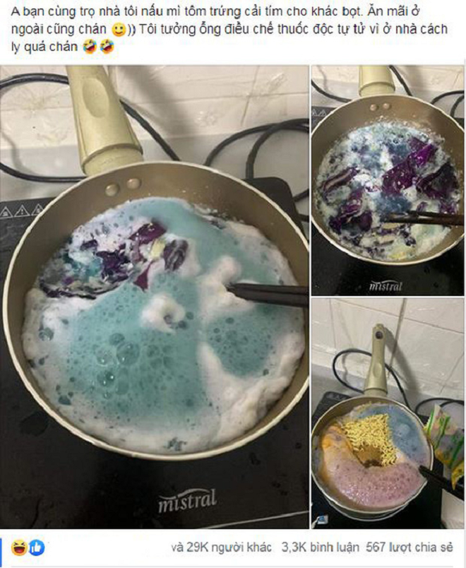 Giật mình với những màn nấu mì 'cứ như đang điều chế thuốc độc': Rồi ai dám ăn? - 1