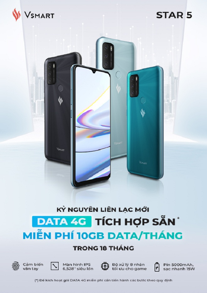 Ra mắt Vsmart Star 5 - Điện thoại kèm DATA 4G miễn phí tiên phong tại Việt Nam - 9