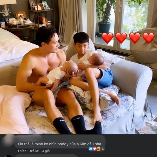 Những ông bố nổi tiếng chăm con khéo trong showbiz Việt - 9