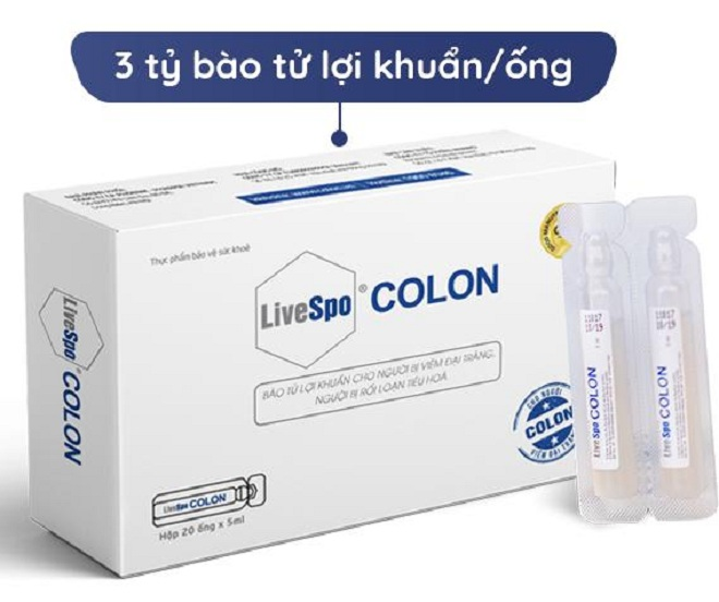 Men vi sinh LiveSpo COLON - Giải pháp cải thiện hiệu quả bệnh viêm đại tràng - 2