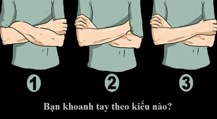 Trắc nghiệm vui đoán tính cách: Bạn khoanh tay theo kiểu nào? - 1