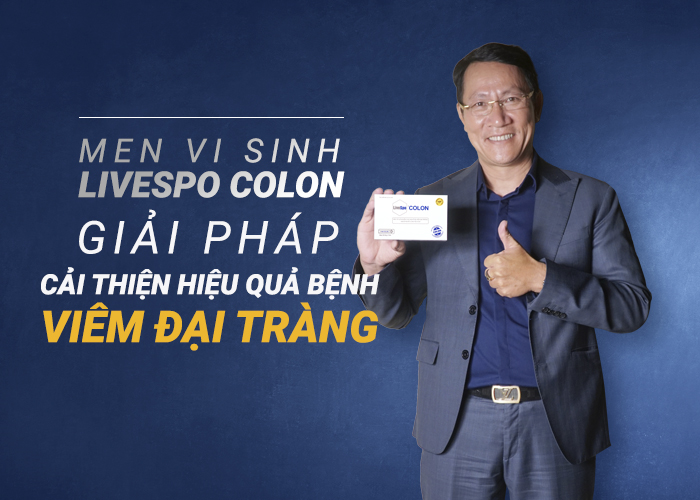 Men vi sinh LiveSpo COLON - Giải pháp cải thiện hiệu quả bệnh viêm đại tràng - 1