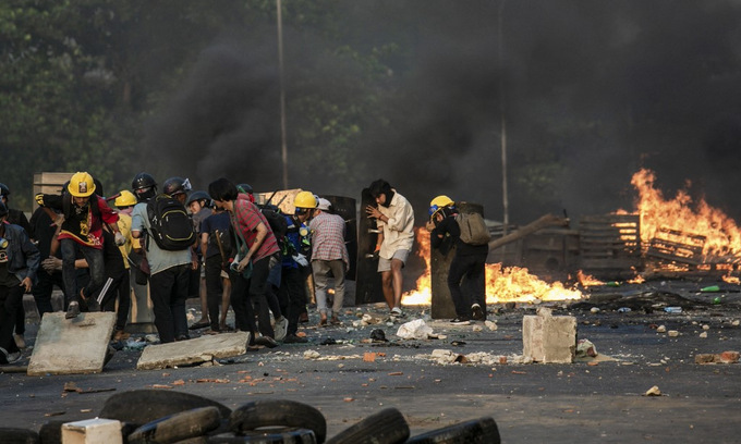 Từ Myanmar: 'Biểu tình im lặng' không ngăn được súng chĩa vào dân thường - 3