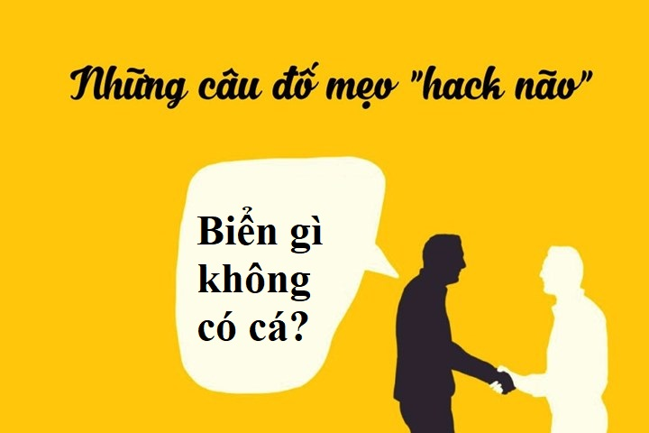 Đố mẹo 5 giây: Biển gì không có cá? - 1