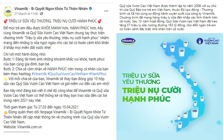 Vinamilk và Quỹ Sữa Vươn Cao Việt Nam khởi động hành trình 2021 - 1