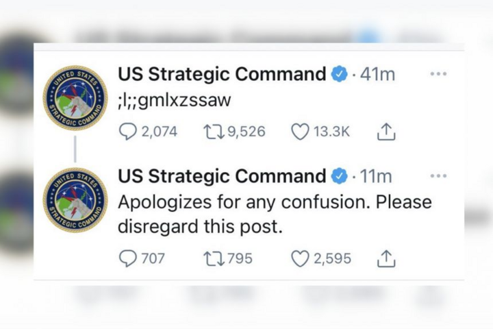 Tweet nghi làm lộ mã phóng vũ khí hạt nhân của Mỹ là 'tác phẩm' của một đứa trẻ - 1