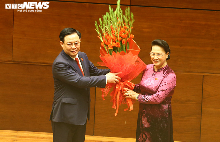 Ảnh: Ông Vương Đình Huệ tuyên thệ nhậm chức Chủ tịch Quốc hội - 5