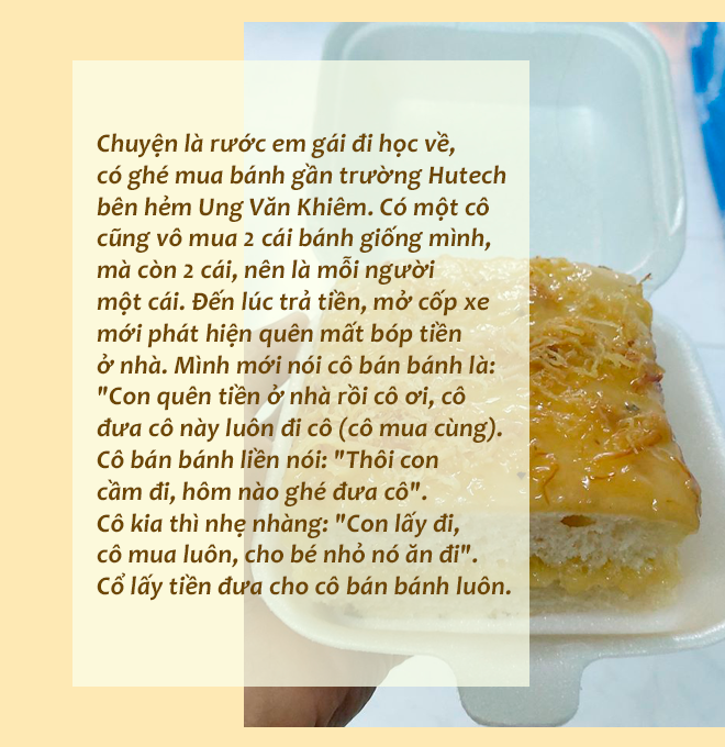 Đi mua bánh quên mang tiền, cô gái bất ngờ trước hành động của người lạ - 1