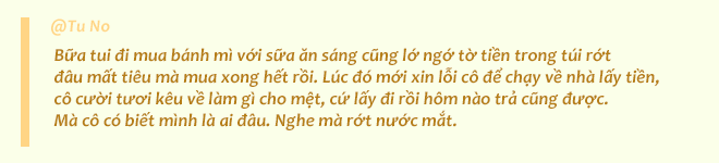Đi mua bánh quên mang tiền, cô gái bất ngờ trước hành động của người lạ - 6