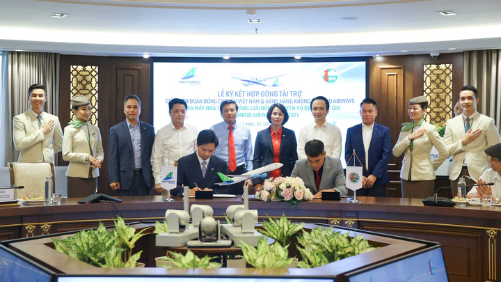 Bamboo Airways là nhà tài trợ Vàng Giải bóng chuyền Vô địch quốc gia 2021 - 1