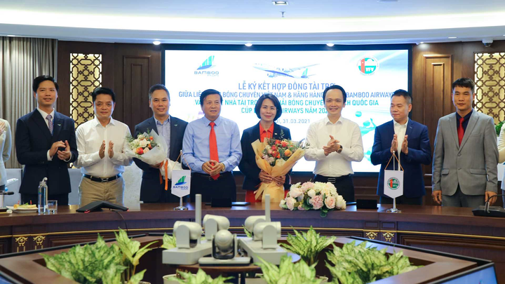 Bamboo Airways là nhà tài trợ Vàng Giải bóng chuyền Vô địch quốc gia 2021 - 3
