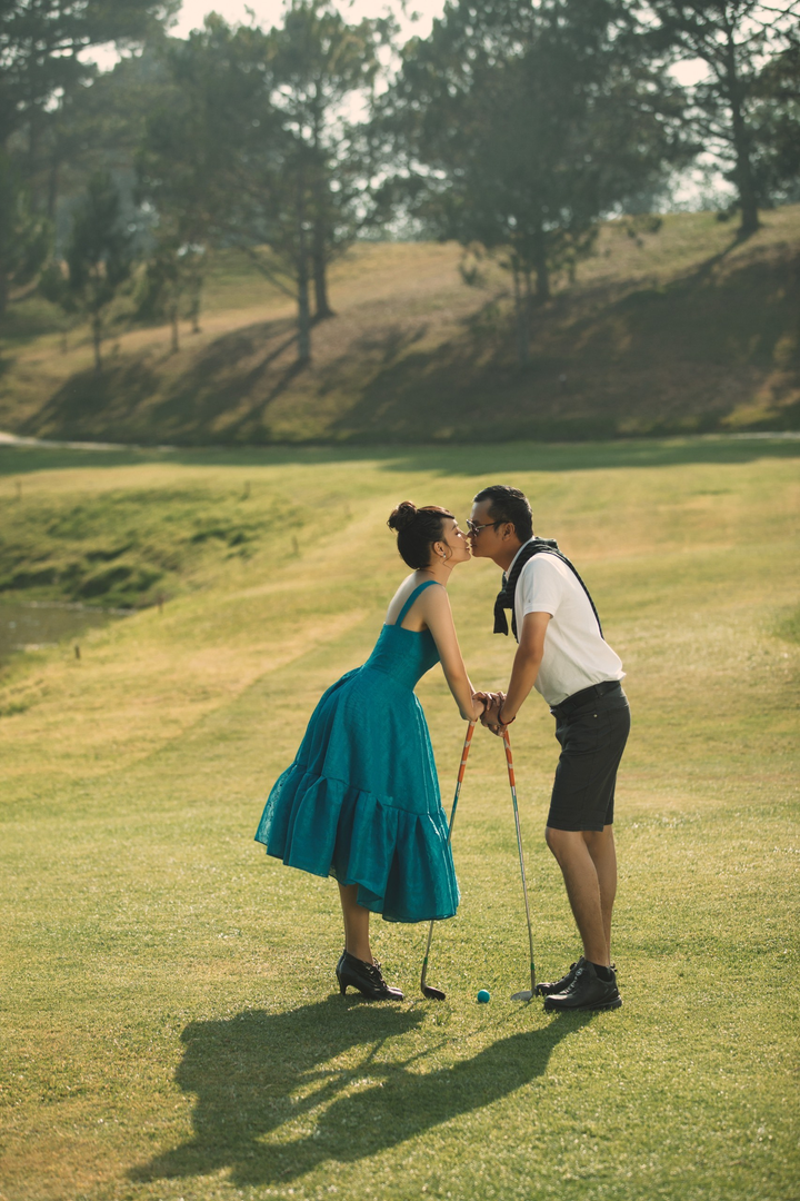 Mỹ Ngọc Bolero khoe ảnh cưới tại sân golf - 4