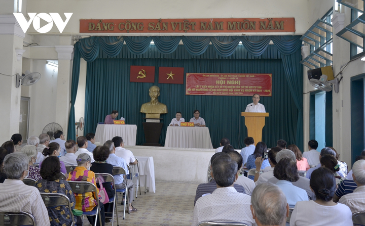 Cử tri đồng ý giới thiệu ông Nguyễn Thiện Nhân ứng cử ĐBQH khoá XV - 1