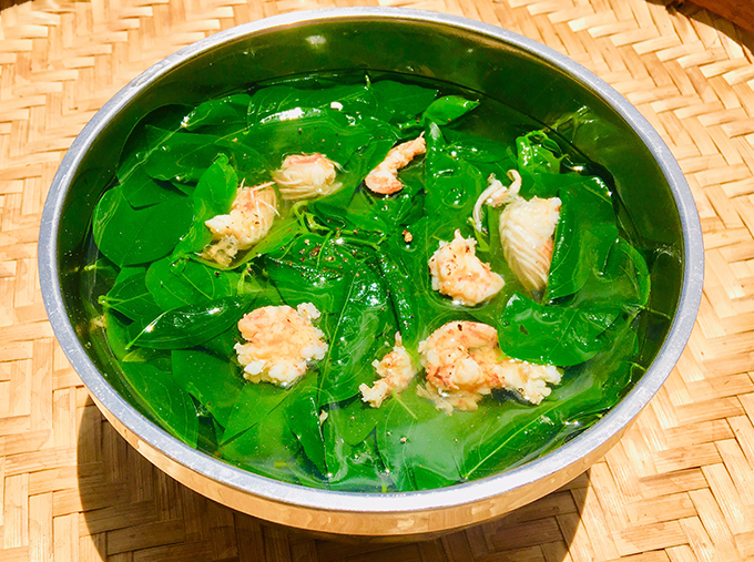 Món ngon mỗi ngày: Canh rau ngót tôm thịt - 1