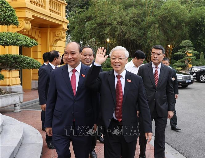 Ảnh: Lễ bàn giao công việc của Chủ tịch nước - 1