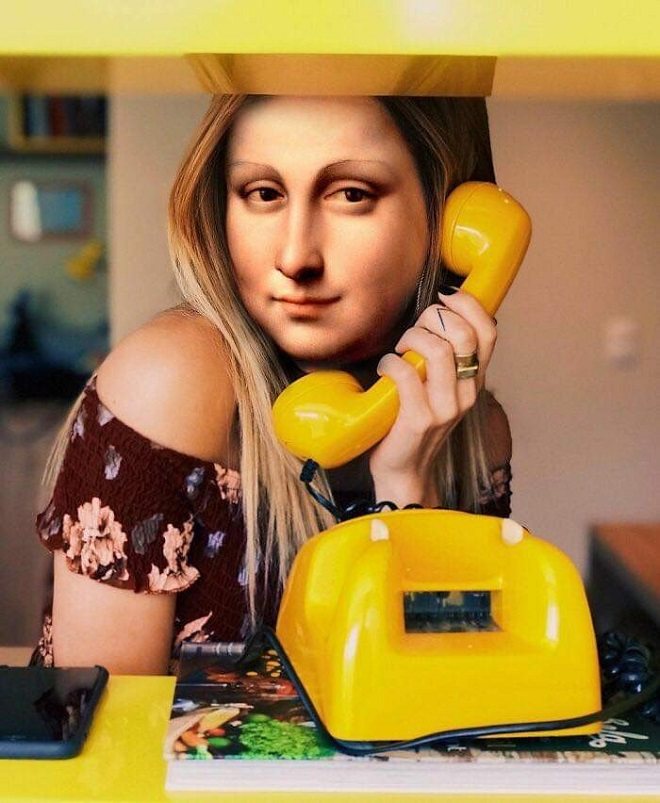 ‘Giật mình’ ngắm nàng Mona Lisa lột xác 180 độ khi xuyên không về thời hiện đại - 1