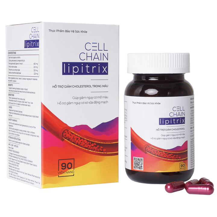 Lipitrix - Hỗ trợ điều trị mỡ máu, huyết áp, phòng tim mạch đột quỵ - 2