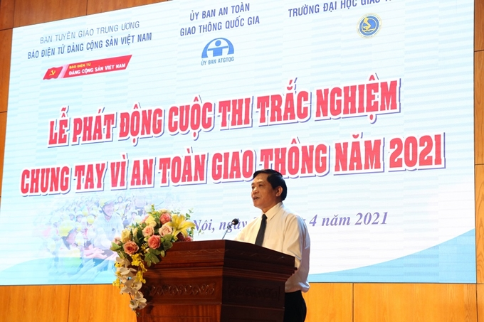 Phát động cuộc thi trắc nghiệm 'Chung tay vì an toàn giao thông năm 2021' - 1