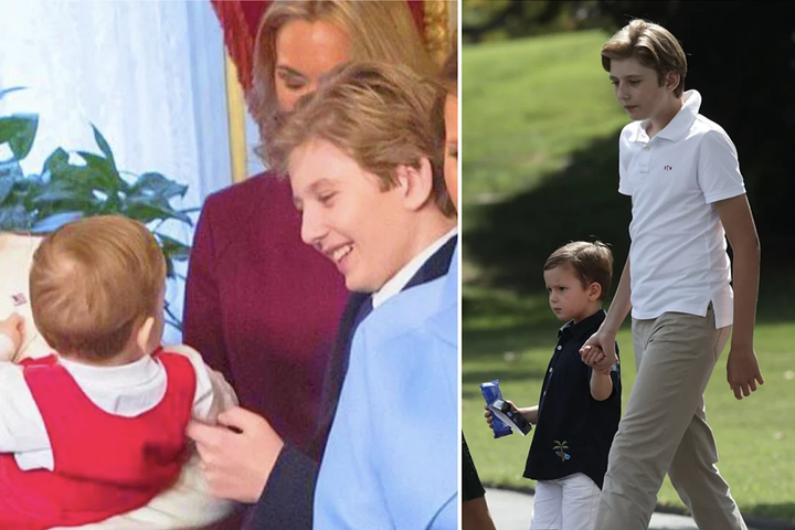 Ảnh quý tử Barron Trump bên 10 đứa cháu khiến dân mạng mê mẩn - 1