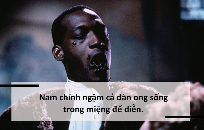 Rợn gáy 5 bí mật hậu trường phim kinh dị: Ngậm ong sống, ngủ với máu lợn - 5