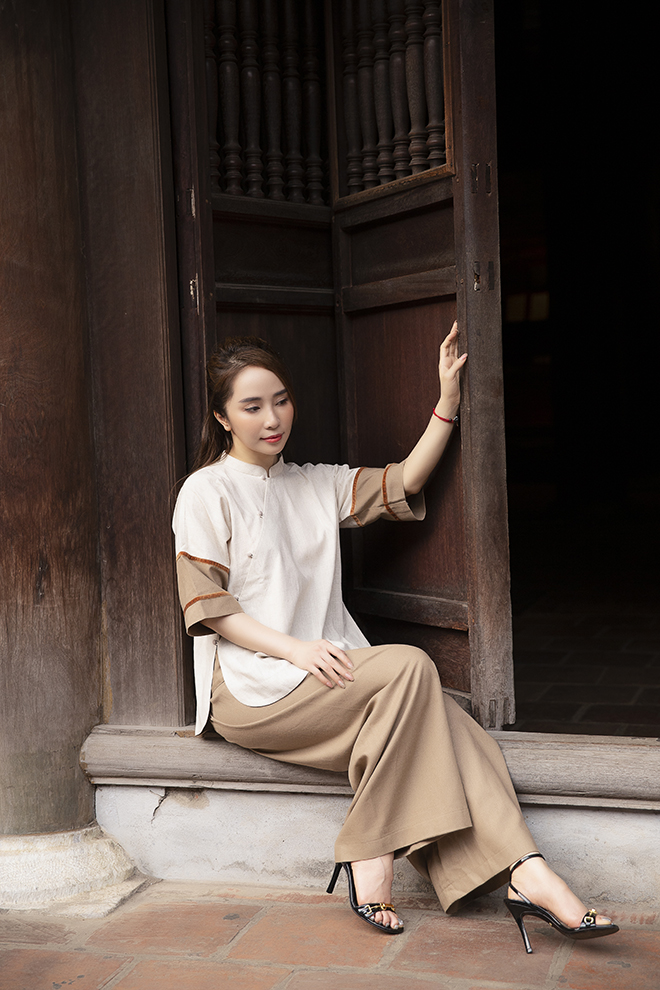 Cao Minh Tiến khiến Quỳnh Nga tạm rũ bỏ hình ảnh sexy - 12