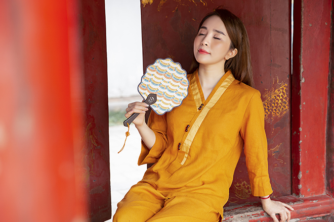 Cao Minh Tiến khiến Quỳnh Nga tạm rũ bỏ hình ảnh sexy - 4