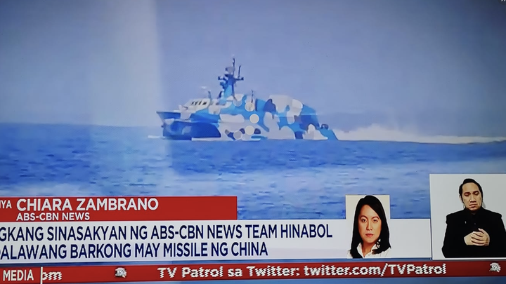 Tàu hải cảnh, tàu tên lửa Trung Quốc rượt đuổi tàu chở phóng viên Philippines - 2