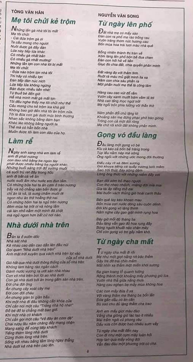 3 bài thơ bị chê dở đoạt giải báo Văn Nghệ: Tứ thơ rất được - 1