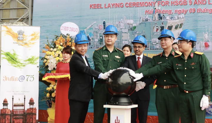 Việt Nam hạ thủy 2 tàu tuần tra cao tốc thuộc gói tín dụng quốc phòng của Ấn Độ - 1
