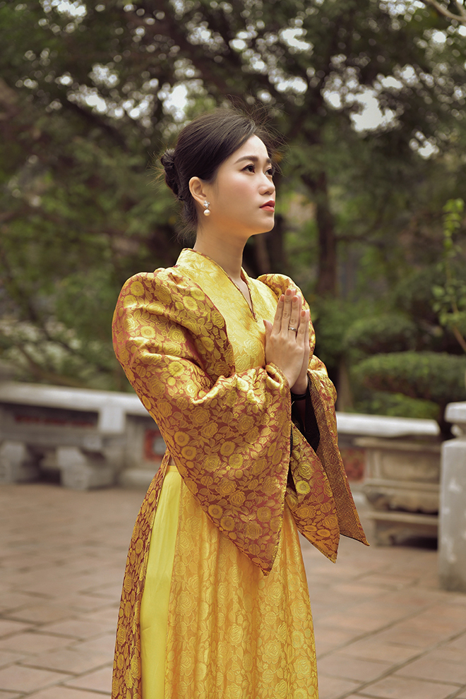 Lâm Vỹ Dạ bỗng nhiên dịu dàng nhờ áo dài của Đức Hùng - 4